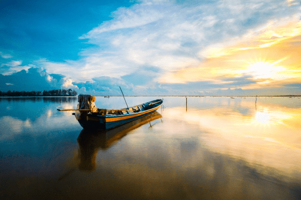 boat on the water